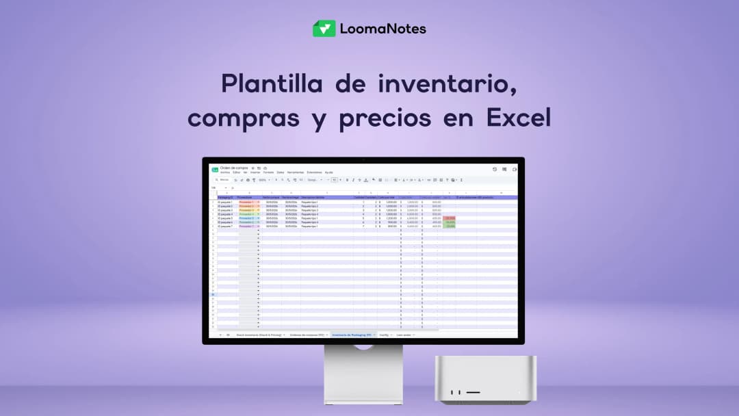 Inventario + compras + pricing